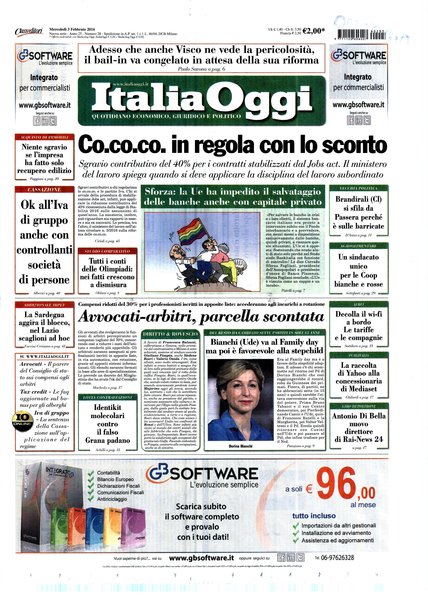 Italia oggi : quotidiano di economia finanza e politica